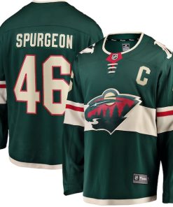 Jared Spurgeon Minnesota Wild Home Breakaway Player Jersey - Green