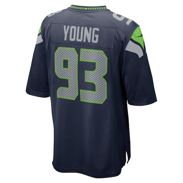 Cameron Young Seattle Seahawks Nike Game Jersey - College Navy - Image 3