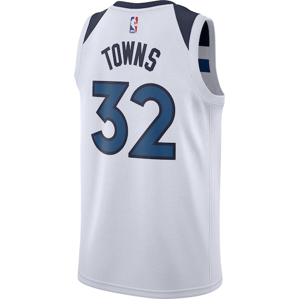 Karl-Anthony Towns Minnesota Timberwolves Nike Swingman Jersey White - Association Edition - Image 3