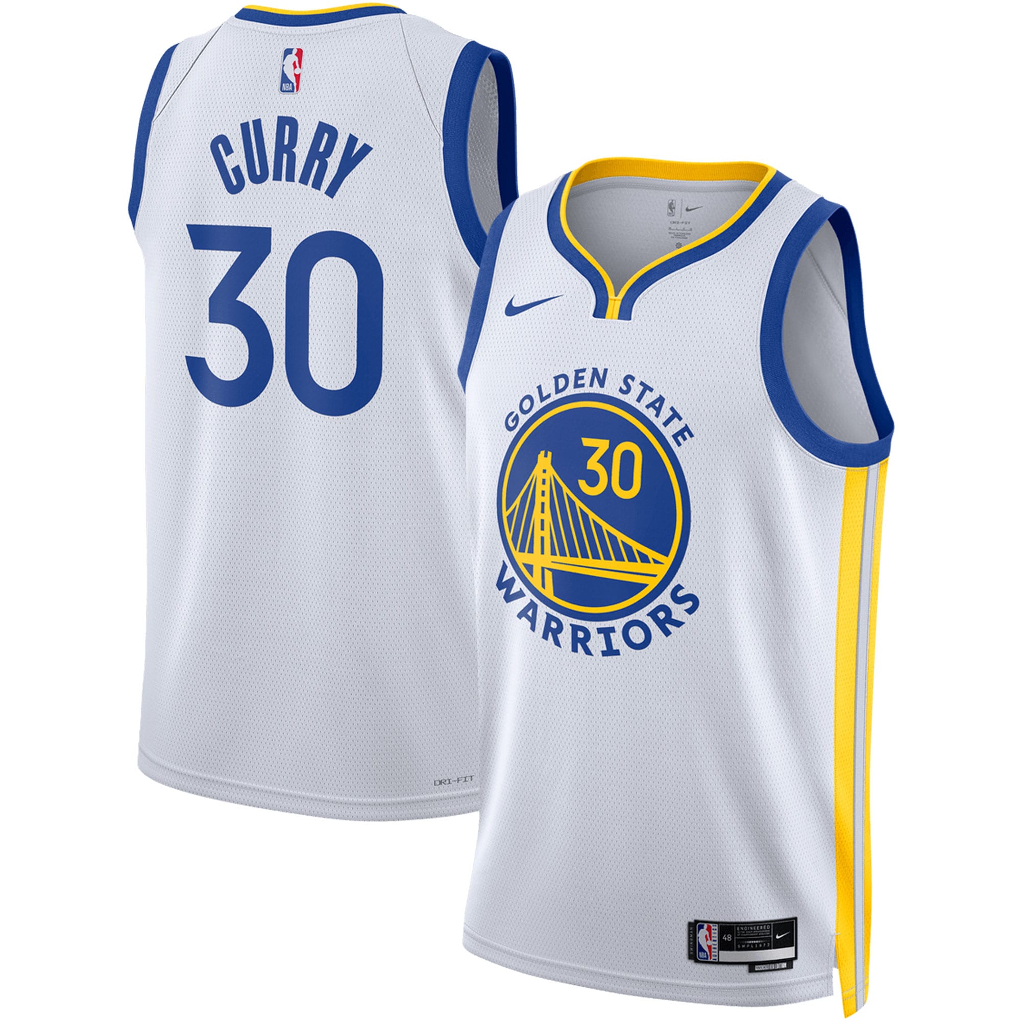 Stephen Curry Golden State Warriors Nike Unisex Swingman Jersey - Icon Edition - Royal/White - Image 6