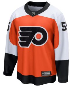 Alternative view of Givani Smith Philadelphia Flyers  Home Breakaway Jersey - Orange