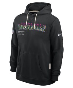Alternative view of Tampa Bay Buccaneers Nike 2025 NFL Crucial Catch Sideline Standard Issue Dri-FIT Hoodie - Black