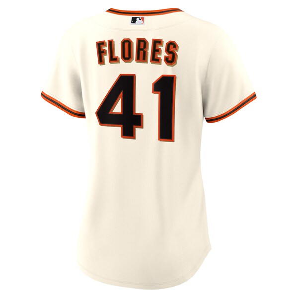 Wilmer Flores San Francisco Giants Nike Women's Home Replica Jersey - White - Image 3
