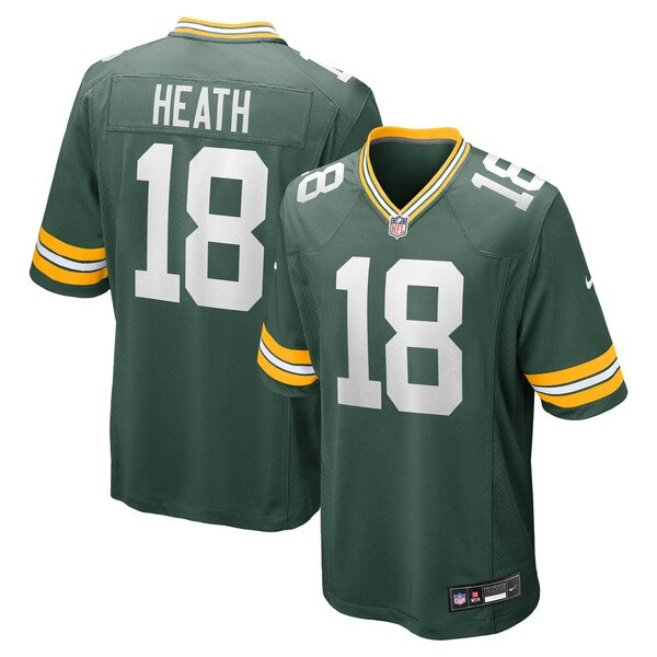 Malik Heath Green Bay Packers Nike Game Jersey - Green - Image 2