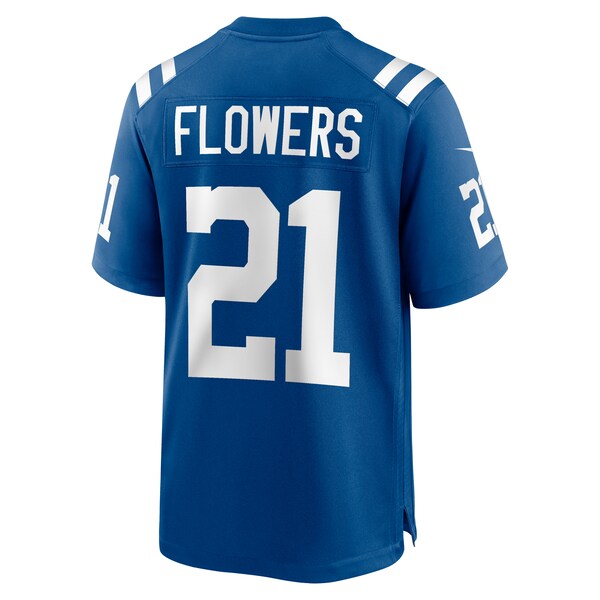 Dallis Flowers Indianapolis Colts Nike Game Jersey - Royal - Image 4