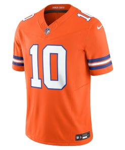 Alternative view of Bo Nix Denver Broncos Nike Vapor F.U.S.E. Limited Jersey - Orange