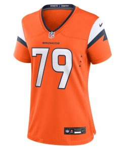 Alternative view of Matt Peart Denver Broncos Nike Women's Team Game Jersey -  Orange