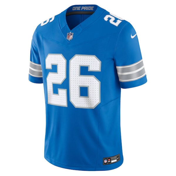 Jahmyr Gibbs Detroit Lions Nike Vapor F.U.S.E. Limited Jersey - Blue/White - Image 3