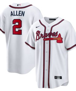 Nick Allen Atlanta Braves Nike Home Replica Jersey - White