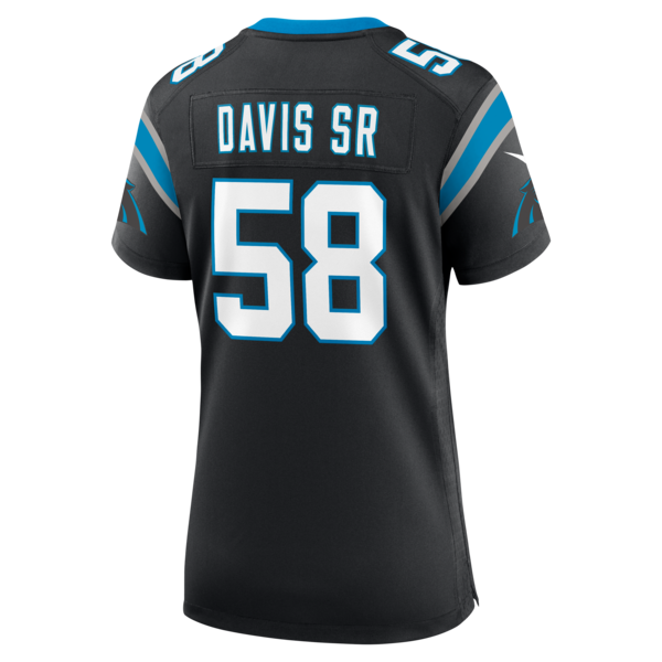 Thomas Davis Sr. Carolina Panthers Nike Women's Team Retired Game Jersey - Black - Image 3