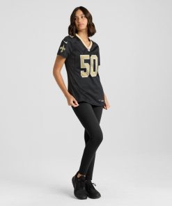 Khalen Saunders New Orleans Saints Nike Women's  Game Jersey -  Black