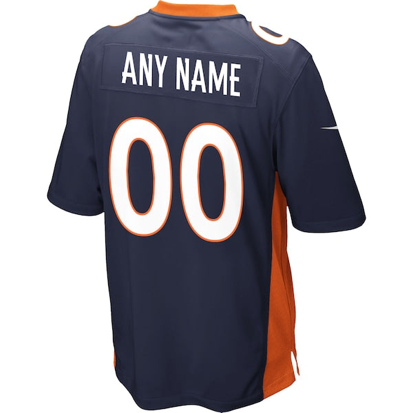 Denver Broncos Nike Alternate Custom Game Jersey - Navy - Image 3