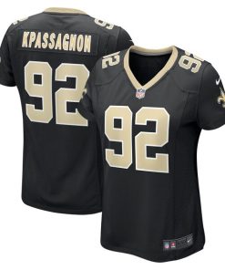Tanoh Kpassagnon New Orleans Saints Nike Women's Game Player Jersey - Black