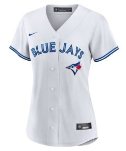 Alternative view of Jos¨¦ Berr¨ªos Toronto Blue Jays Nike Women's Home Replica Jersey - White