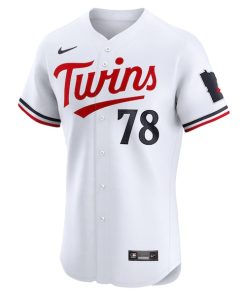 Alternative view of Simeon Woods Richardson Minnesota Twins Nike Home Elite Player Jersey - White