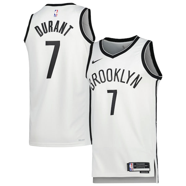 Kevin Durant Brooklyn Nets Nike Unisex Swingman Jersey - Association Edition - White/Black