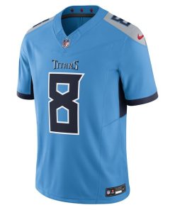 Alternative view of Will Levis Tennessee Titans Nike Alternate  Vapor F.U.S.E. Limited Jersey - Light Blue