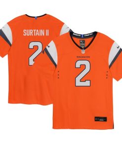 Patrick Surtain II Denver Broncos Nike Toddler Game Jersey - Orange