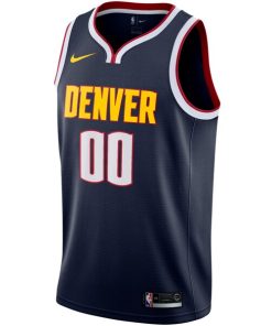 Alternative view of Denver Nuggets Nike 2022/23 Swingman Custom Jersey - Icon Edition - Navy