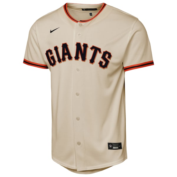 San Francisco Giants Nike Youth Home Replica Jersey - Cream - Image 2