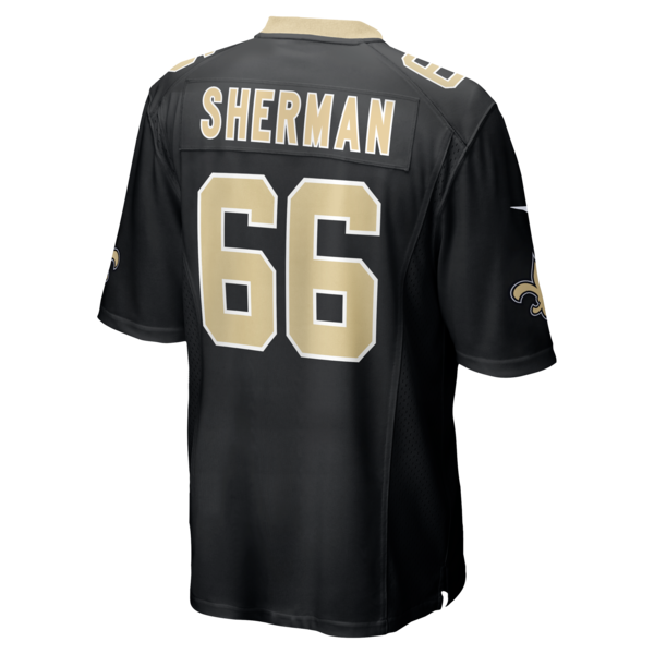 William Sherman New Orleans Saints Nike Team Game Jersey - Black - Image 3