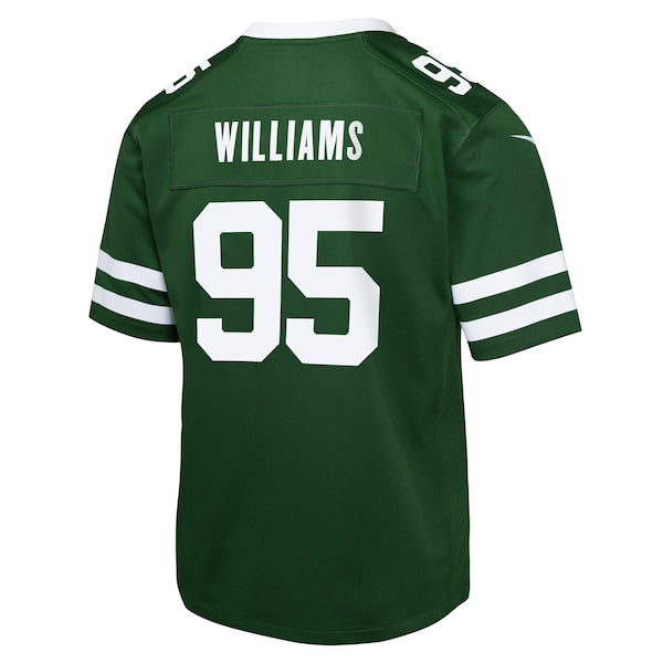 Quinnen Williams New York Jets Nike Youth Game Jersey - Legacy Green/Black - Image 4