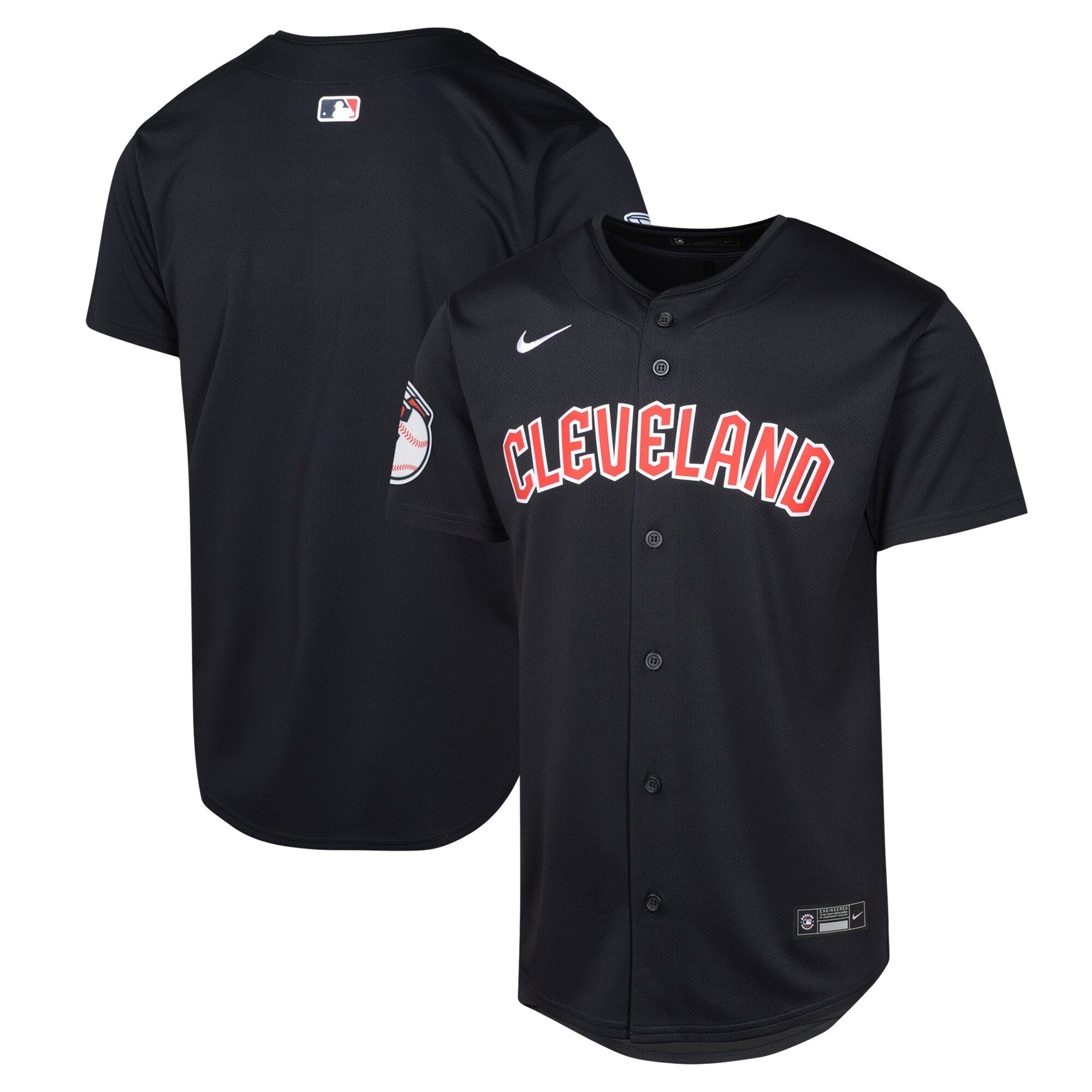 Cleveland Guardians Youth Alternate 2 Limited Jersey - Red/Cobalt - Image 6