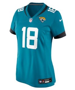Alternative view of John Wolford Jacksonville Jaguars Nike Women's Team Game Jersey -  Teal