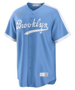 Alternative view of Shohei Ohtani Brooklyn Dodgers Nike Cooperstown Collection Limited Player Jersey - Light Blue