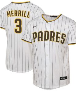 Jackson Merrill San Diego Padres Nike Youth Home Replica Jersey - White
