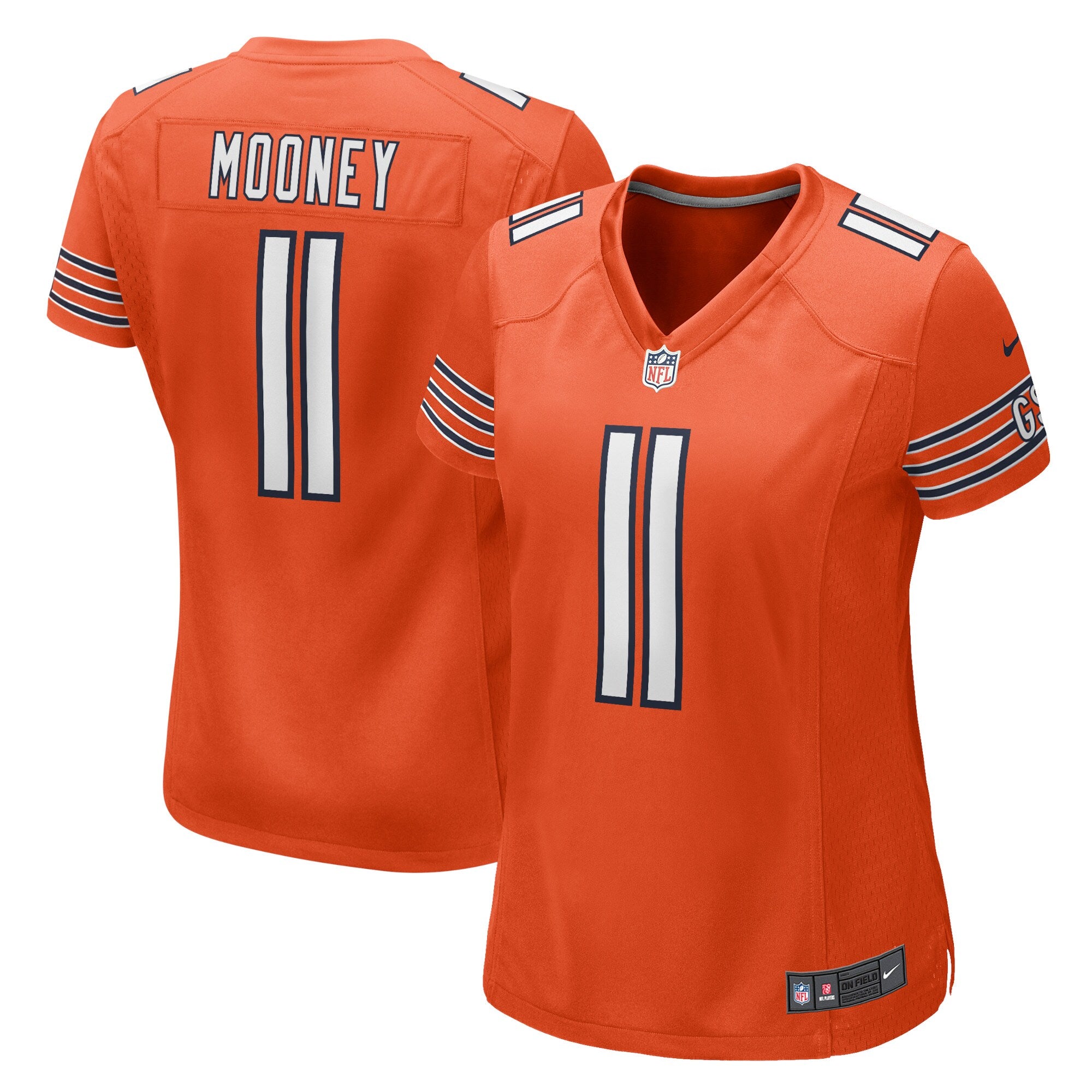 Darnell Mooney Chicago Bears Nike Women's Game Jersey - Navy/Orange - Image 6