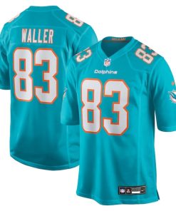 Darren Waller Miami Dolphins Nike Team Game Jersey -  Aqua