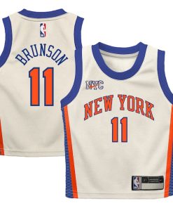 Jalen Brunson New York Knicks Nike Toddler 2025/26 City Edition Swingman Jersey - Cream