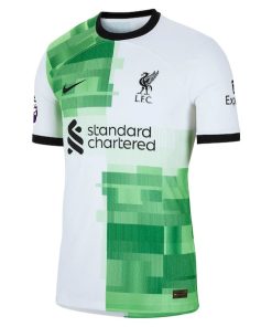 Alternative view of Luis Diaz Liverpool Nike 2023/24 Away Authentic Player Jersey - White