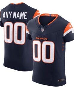 Denver Broncos Nike Alternate Vapor F.U.S.E. Elite Custom Jersey - Navy