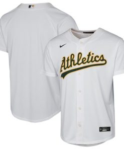 Athletics Nike Youth Home Replica Jersey - White