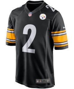 Alternative view of Mason Rudolph Pittsburgh Steelers Nike  Game Jersey -  Black