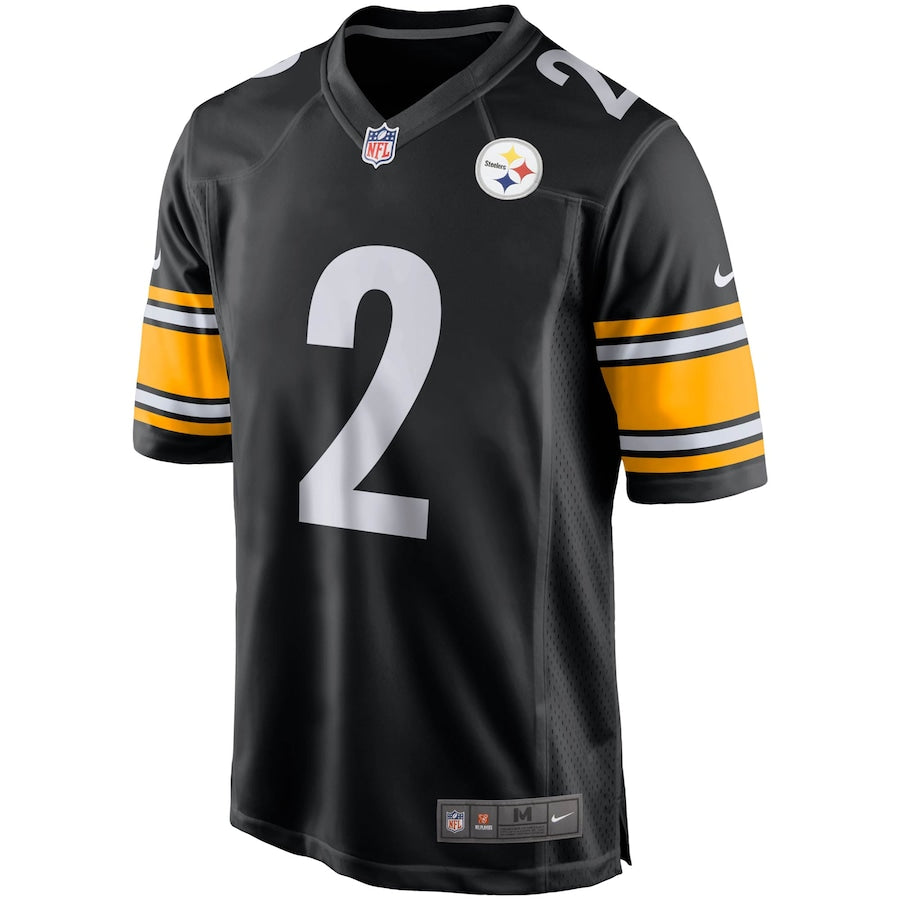 Mason Rudolph Pittsburgh Steelers Nike Game Jersey - Black - Image 2
