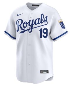 Alternative view of Michael Massey Kansas City Royals Nike Home Limited Player Jersey - White