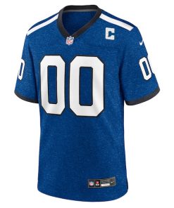 Alternative view of Indiana Nights Indianapolis Colts Nike Alternate Custom Game Jersey - Blue