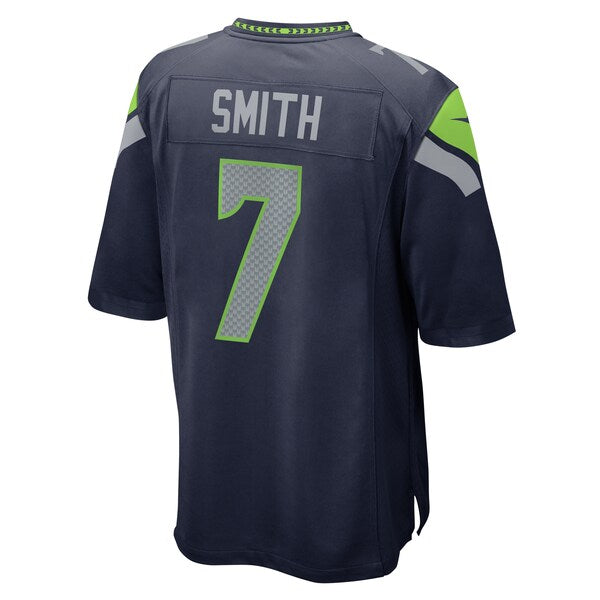 Geno Smith Seattle Seahawks Nike Team Game Jersey - College Navy - Image 3