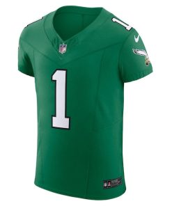 Alternative view of Jalen Hurts Philadelphia Eagles Nike Alternate Vapor F.U.S.E. Elite Jersey - Kelly Green
