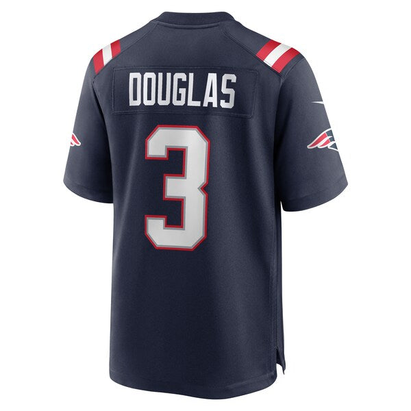Demario Douglas New England Patriots Nike Game Jersey - Navy - Image 4