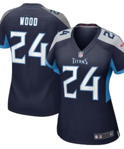 Julius Wood Tennessee Titans Nike Women's  Game Jersey -  Navy