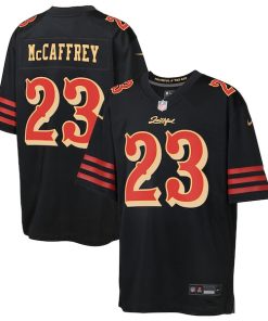 Christian McCaffrey San Francisco 49ers Nike Youth 2025 Rivalries Collection Game Jersey - Black