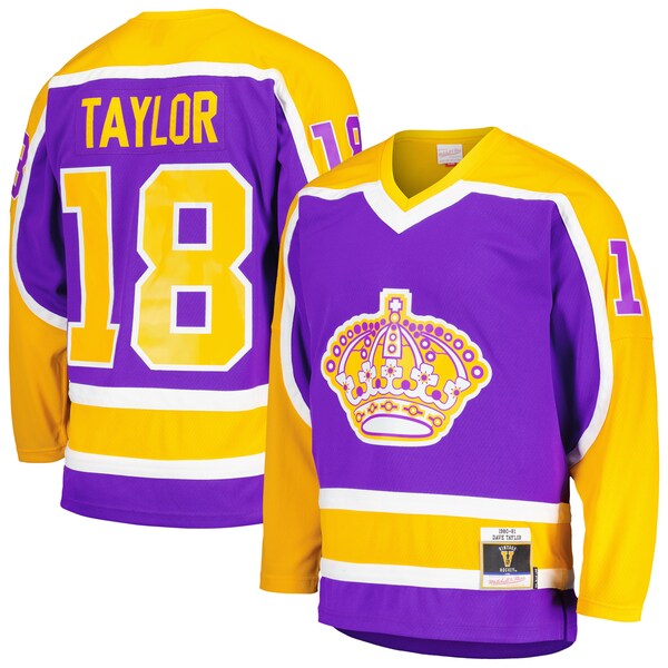 Dave Taylor Los Angeles Kings 1980/81 Blue Line Player Jersey - Purple