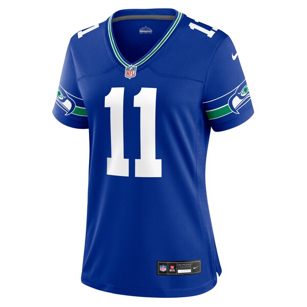 Jaxon Smith-Njigba Seattle Seahawks Nike Women's Throwback Player Game Jersey - Royal - Image 2