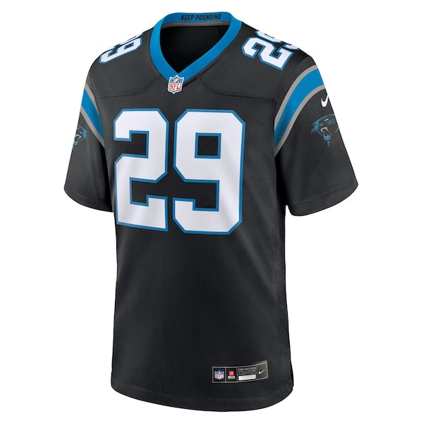 Akayleb Evans Carolina Panthers Nike Team Game Jersey - Black - Image 2