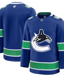 Alternative view of Vancouver Canucks  Home Premium Jersey - Blue/Black/White