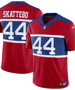 Cam Skattebo New York Giants Nike 2nd Alternate Vapor F.U.S.E Limited Jersey - Red